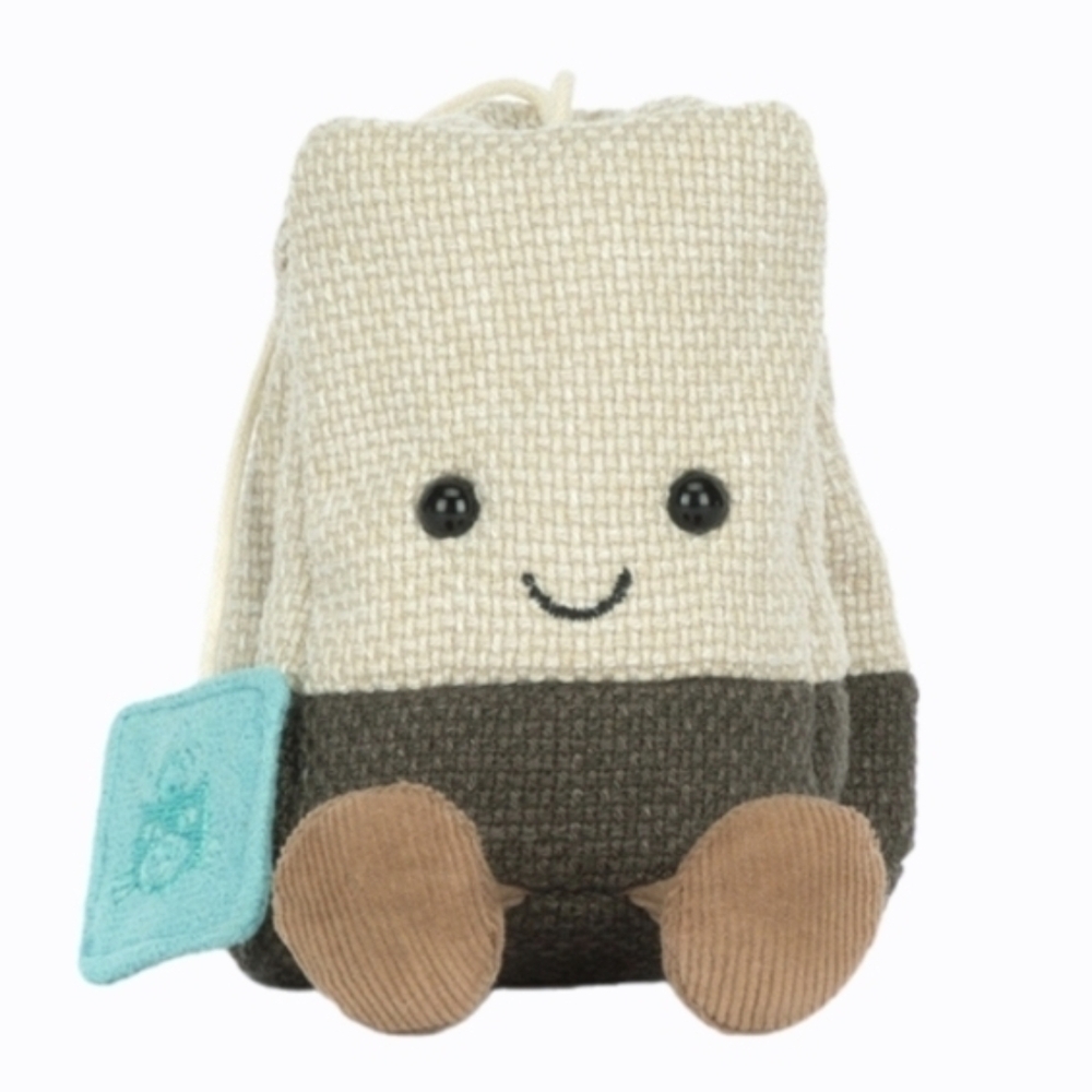 Jellycat Amuseables Steepy Tea Bag 4.3x2.8x2" Soft & Plush BNWT Authentic - Picture 2 of 8